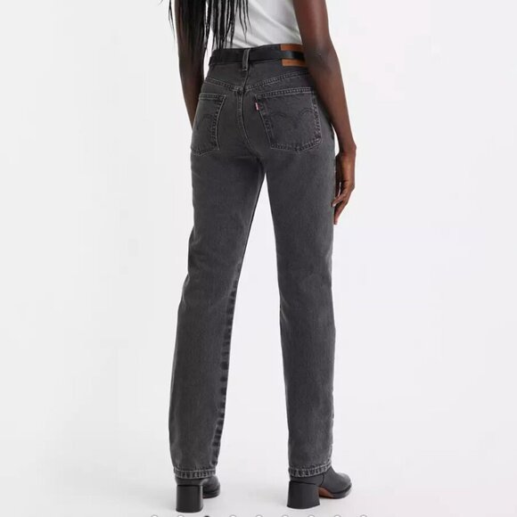 NWT Levi's 501 High Waist Premium Denim Cotton Radical Relic Black 34 30 Gift - Picture 9 of 16